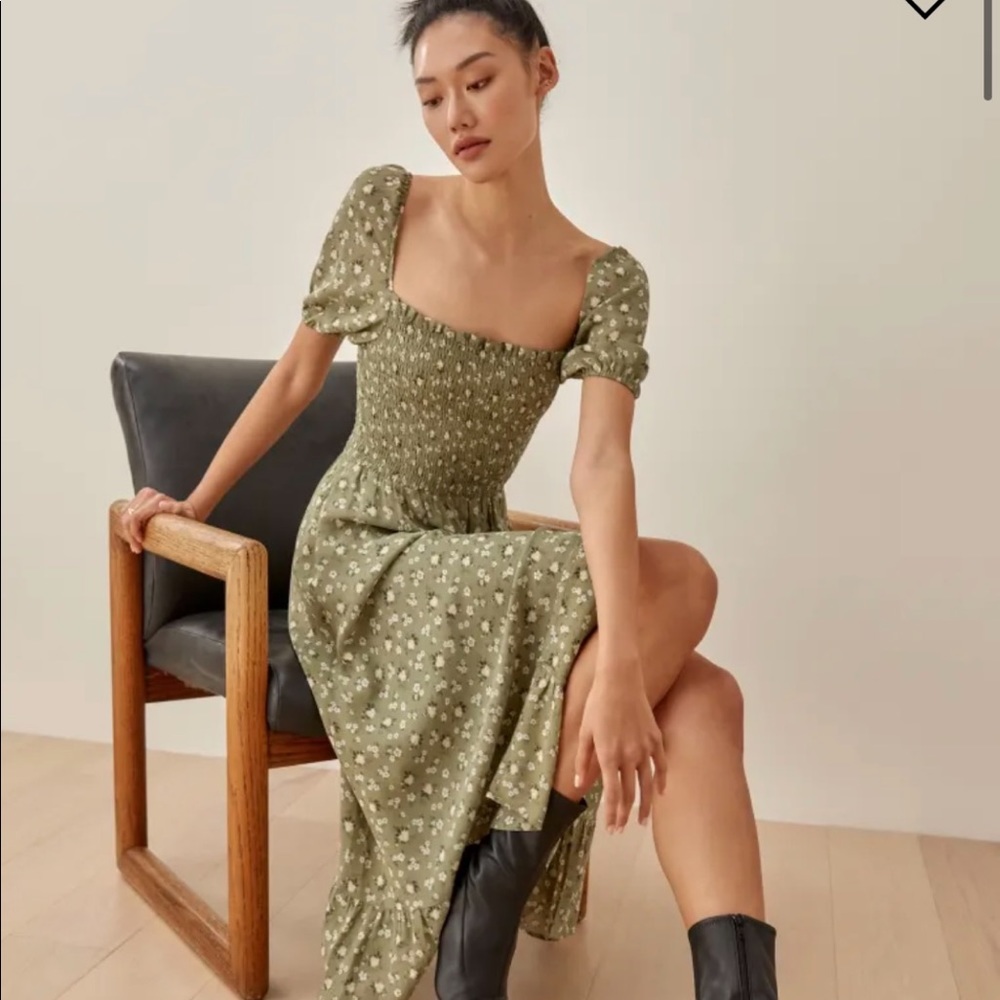 Reformation Meadow Dress in Terrace